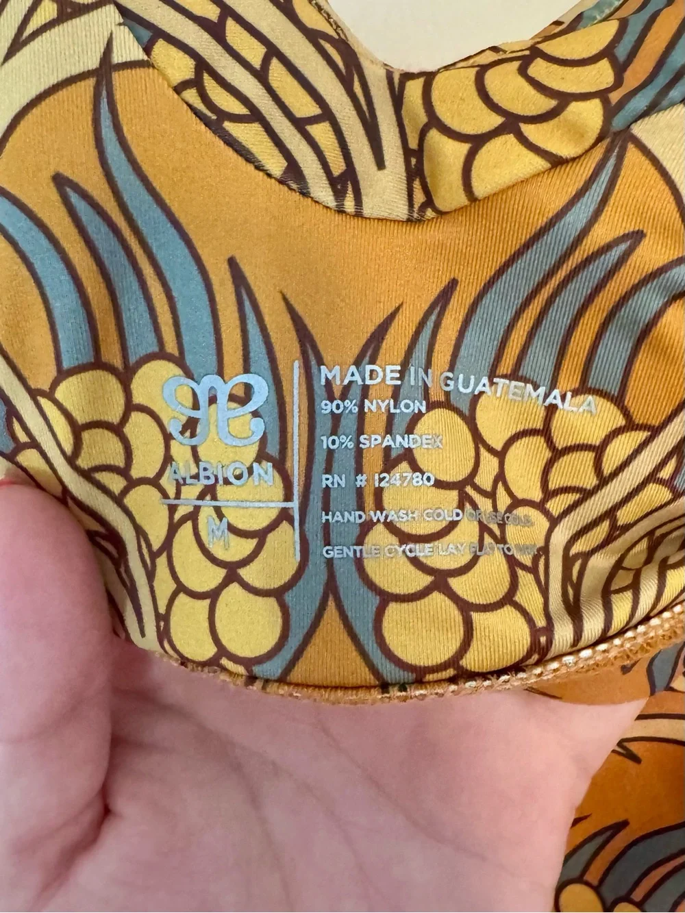 Albion | Golden Hour Cape Swim Crop Top, Size M - NWT - Picture 3 of 5